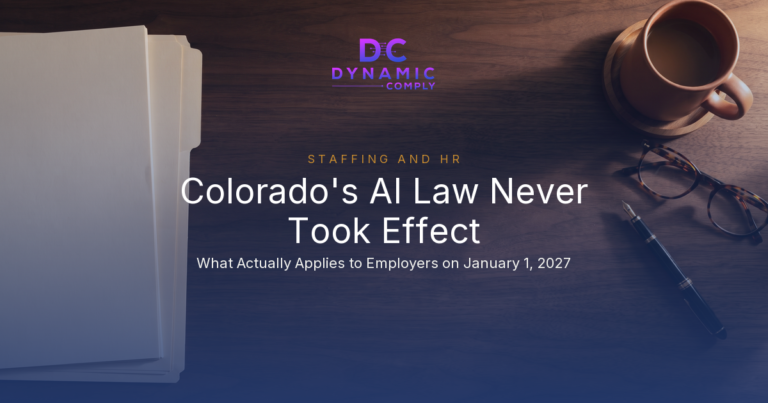 Colorado’s AI Law Never Took Effect. Here Is What Actually Applies to Employers on January 1, 2027